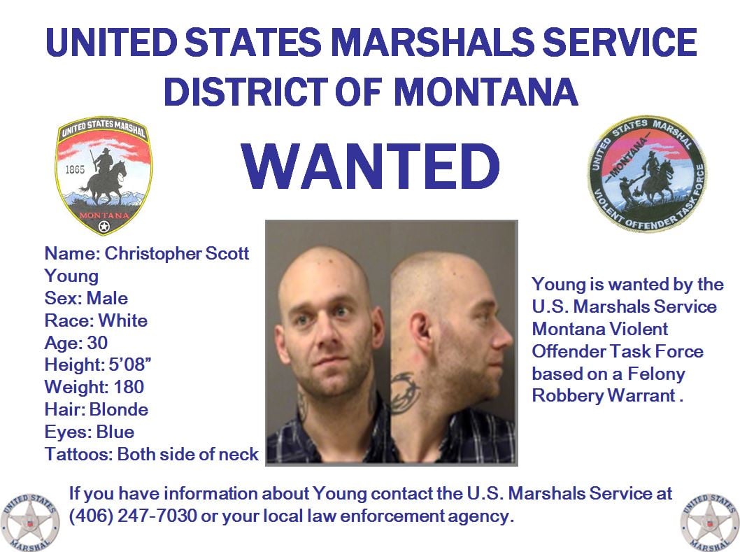 Wanted in Montana: BOLO Alert issued for Christopher Scott Young