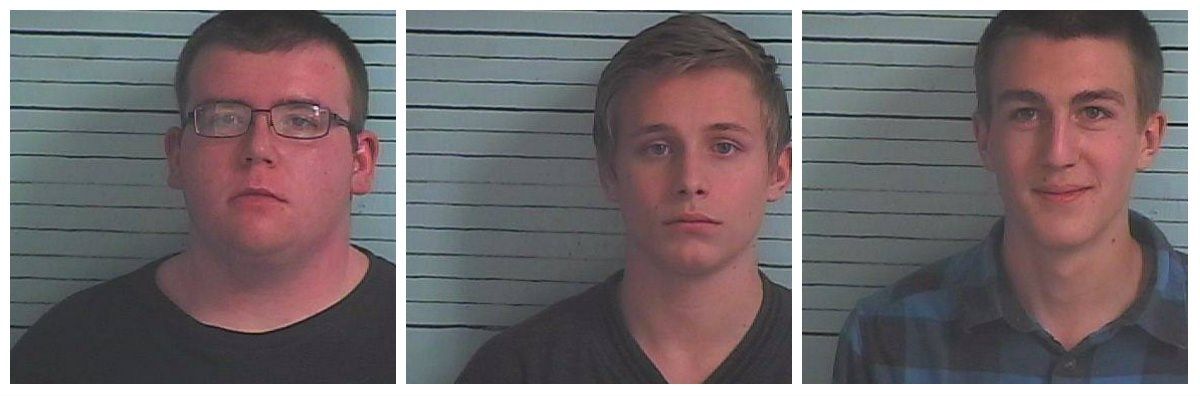 Cody Knez, Steven Banks and Tyler Johnson each face negligent arson charges.