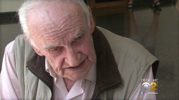 Aloysius Mack, 92, said he was scammed.  CBS CHICAGO